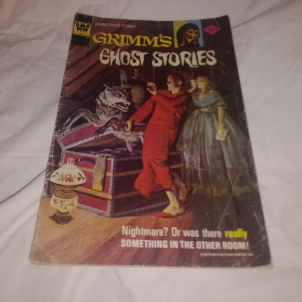Vintage Grimm's Ghost Stories No. 18 Comic Book 1974 Disney Ad Daisy BB Gun Ad